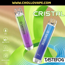 Cargar imagen en el visor de la galería, Tastefog Cristal 800 Caladas con nicotina 2% Led Colores