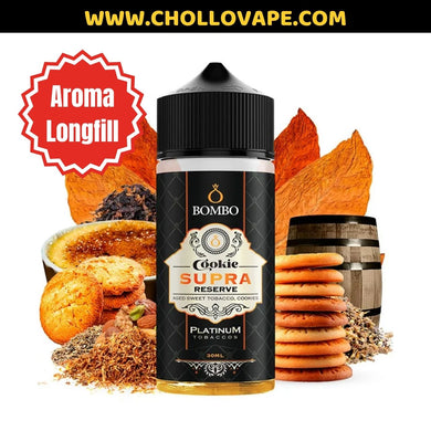 Aroma Concentrado Bombo -  Cookie Supra Platinum Tobaccos Longfill 30 ml