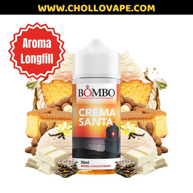Aroma Concentrado Bombo - Crema Santa Longfill 30ml