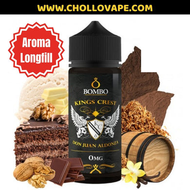 Aroma Concentrado Kings Crest & Bombo - Don Juan Aldonza Longfill 30ml