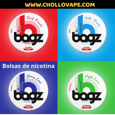 Bolsas de nicotina Bagz 22 Unidades