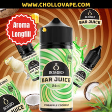 Cargar imagen en el visor de la galería, Bombo Bar Juice Aroma Longfill - Pìneapple Coconut Ice 24ml