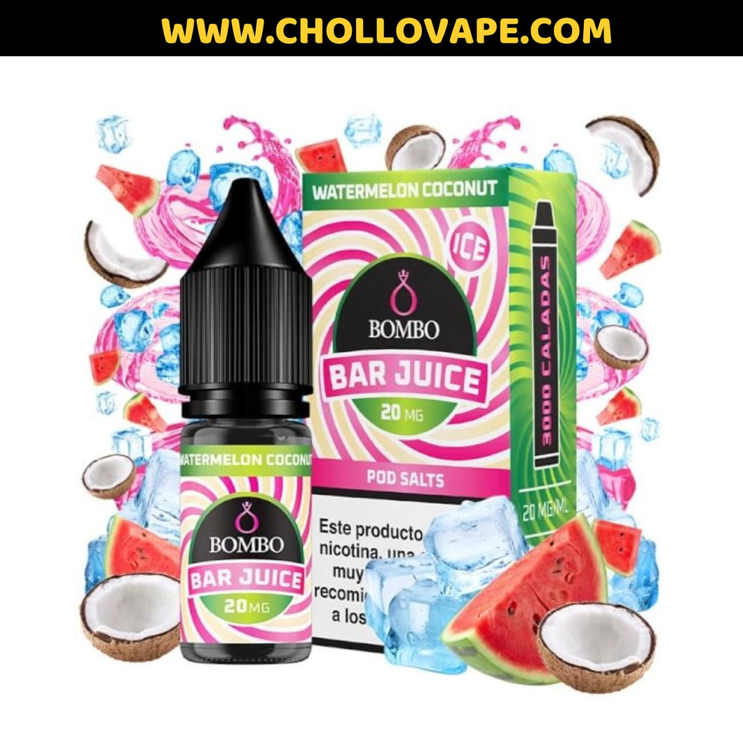 Bombo Bar Juice Ice - Watermelon Coconut Sales de Nicotina 10ml