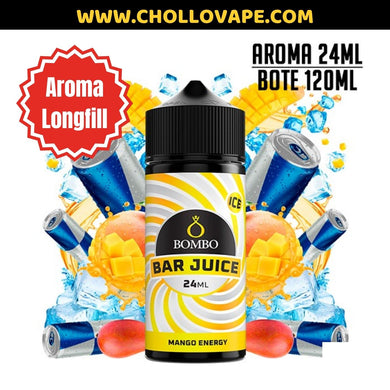 Bombo Bar Juice Aroma Longfill - Mango Energy Ice 24ml