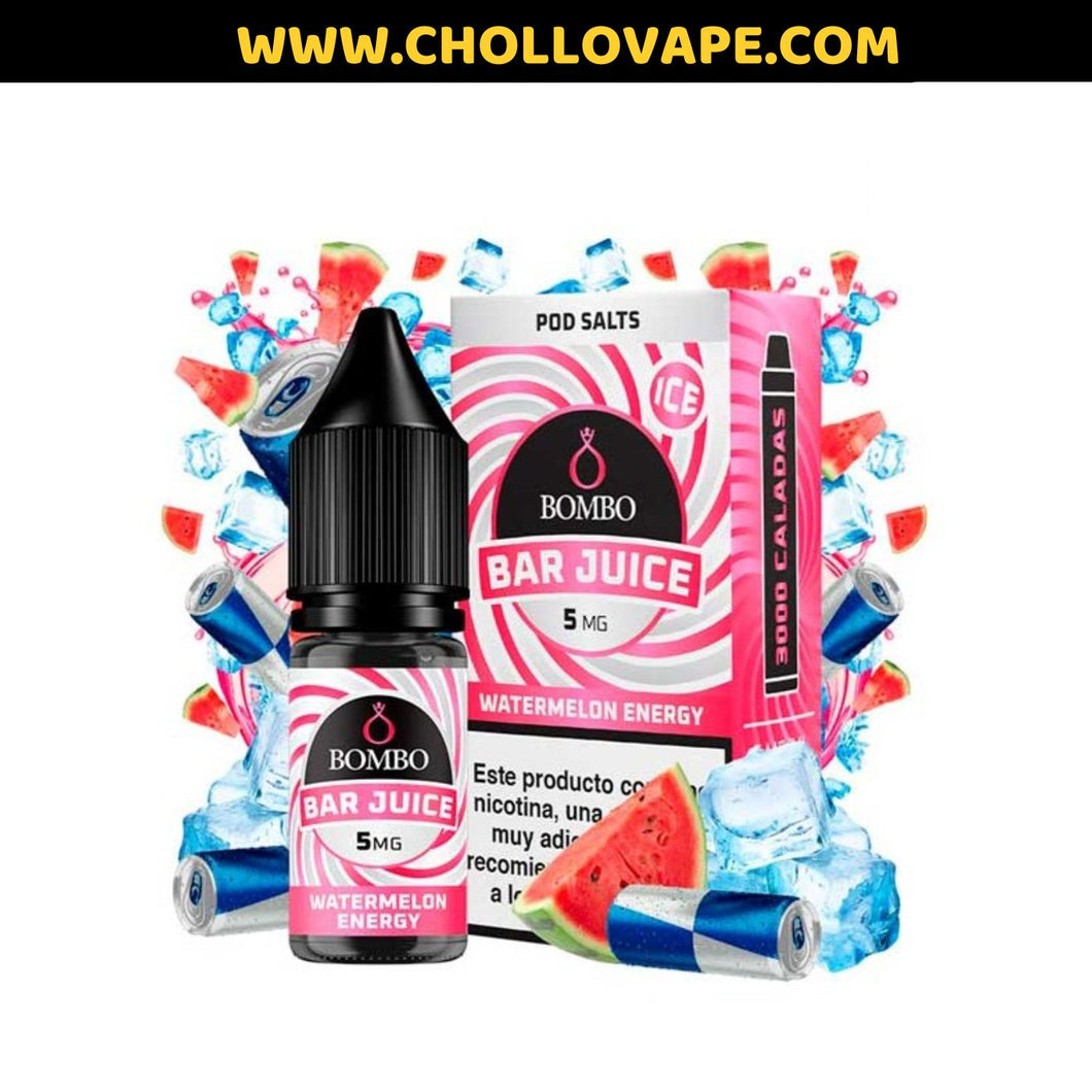 Bombo Bar Juice Ice - Watermelon Energy Sales de Nicotina 10ml
