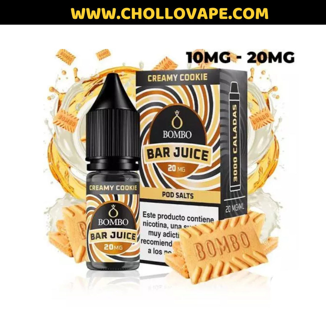 Bombo Bar Juice Ice - Creamy Cookie Sales de Nicotina 10ml