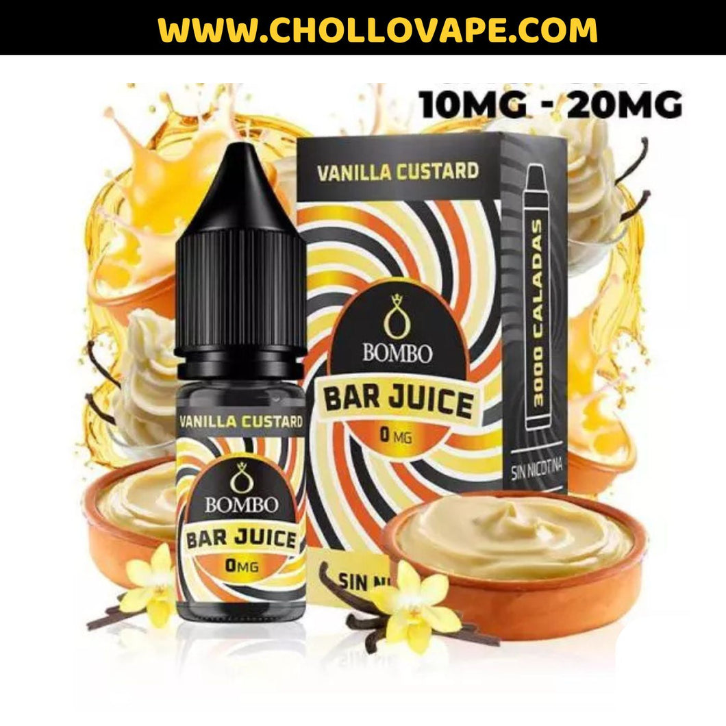 Bombo Bar Juice Ice - Vanilla Custard Sales de Nicotina 10ml