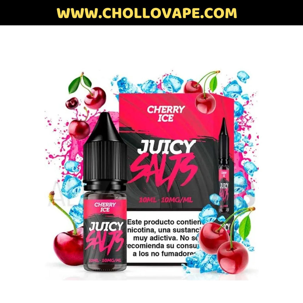 Juicy Salts - Cherry Ice 10ml Sales de Nicotina