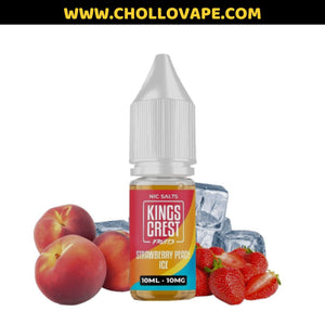 King Crest Salts - Strawberry Peach Ice 10ml