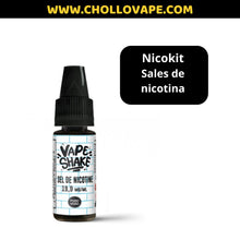 Cargar imagen en el visor de la galería, Nicokit Sales de nicotina Vapeshake 10ml 50PG/50VG