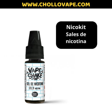 Nicokit Sales de nicotina Vapeshake 10ml 50PG/50VG
