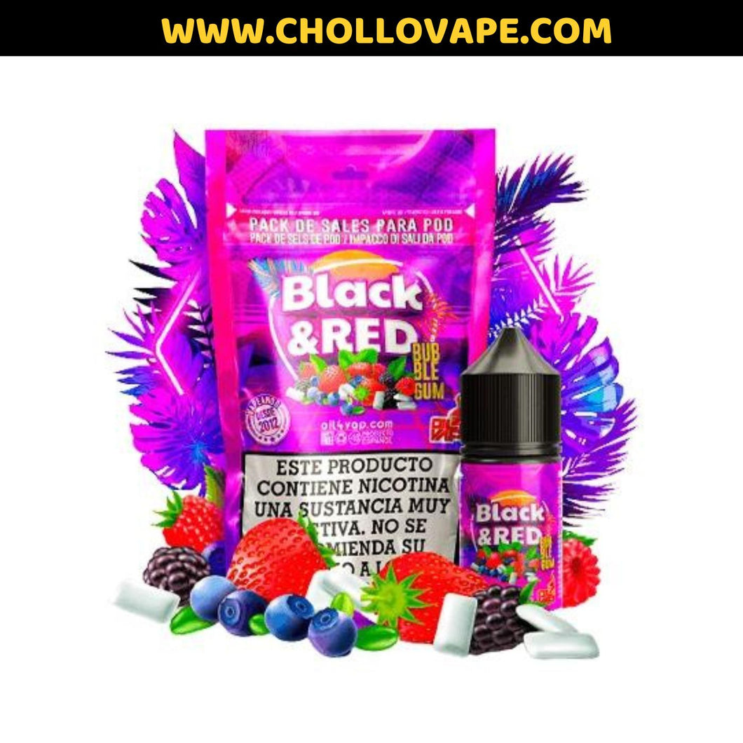 Pack de Sales de Nicotina Black & Red by Oil4vap