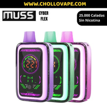 Cargar imagen en el visor de la galería, vaper desechable muss Flex 25000 caladas