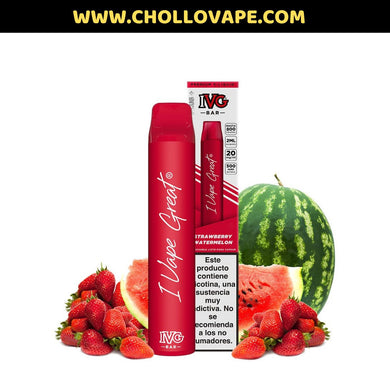 Pod Desechable IVG 600 Caladas Strawberry Watermelon 2%