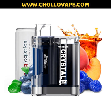 Pod Desechable SKE Crystal 4 sabores en 1 con 2400 Puffs Blue Edition 2% Nicotina