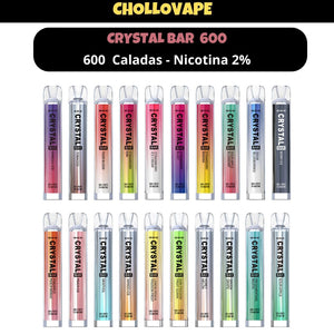 Pod Desechable - Crystal Bar 600 - Con nicotina 2%