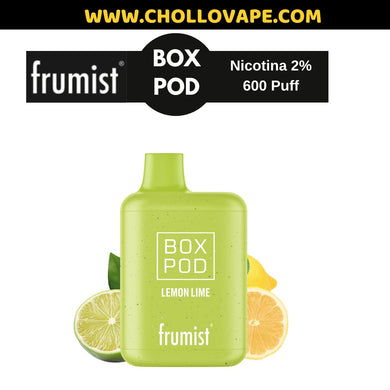 pod desechable frumist pod box lemon lime