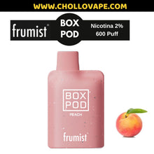 Cargar imagen en el visor de la galería, Pod desechable Frumist Pod Box Peach Ice