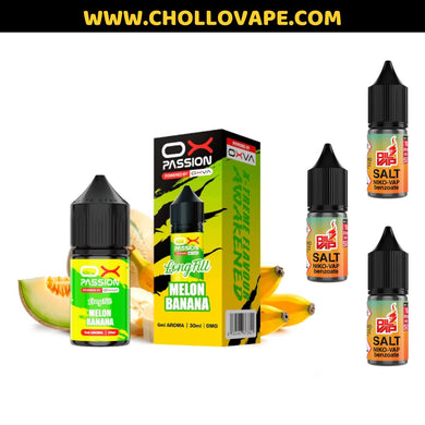 Pack Sales de Nicotina OX Passion Melon Banana 30ml