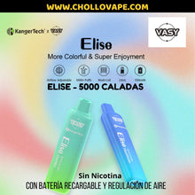 Cargar imagen en el visor de la galería, Pod desechable 5000 Caladas - Vasy Elise (Sin nicotina)