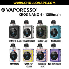 Cargar imagen en el visor de la galería, Vaporesso Xros Nano 4 - Pod Recargable 1350mah