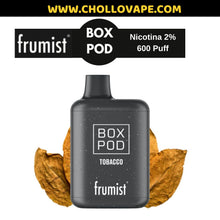 Cargar imagen en el visor de la galería, pod desechable frumist pod box tabaco