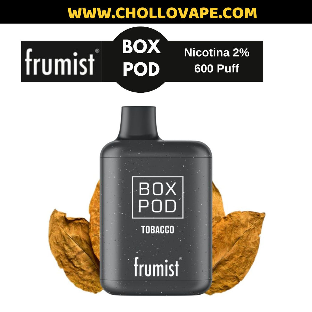 pod desechable frumist pod box tabaco