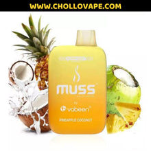 Cargar imagen en el visor de la galería, Muss Cyber Flex Pod Desechable 25000 Caladas Pineapple Coconut (sin nicotina)