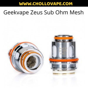 Resistencias Zeus Sub Ohm Mesh - Geekvape Chollovape Resistencias Zeus Sub Ohm Mesh - Geekvape Chollovape