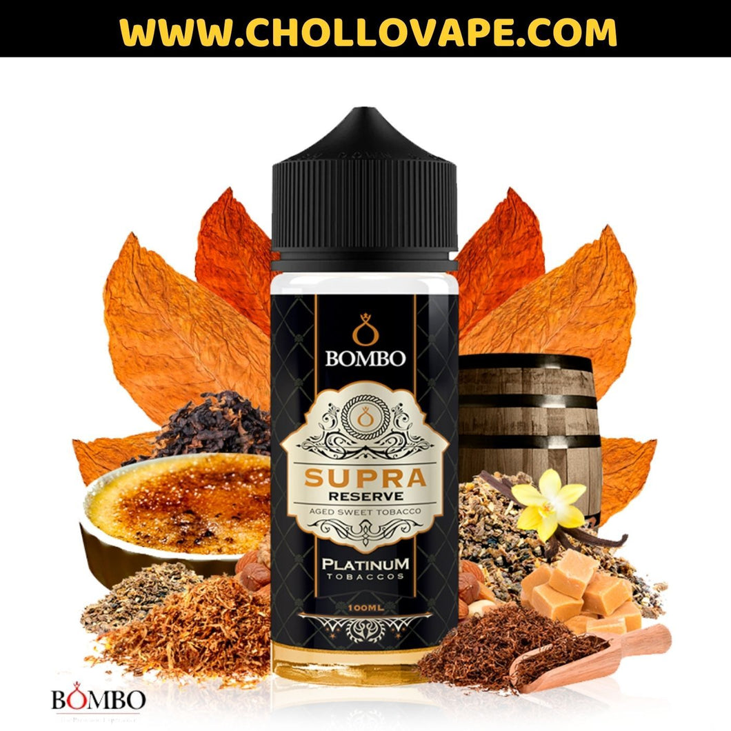 Supra Reserve 100ml - Platinum Tobaccos by Bombo