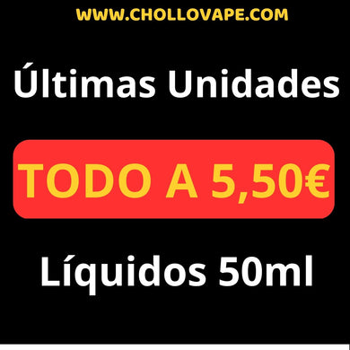 Líquidos Oferta (Últimas Unidades) 50ml - 5.50€